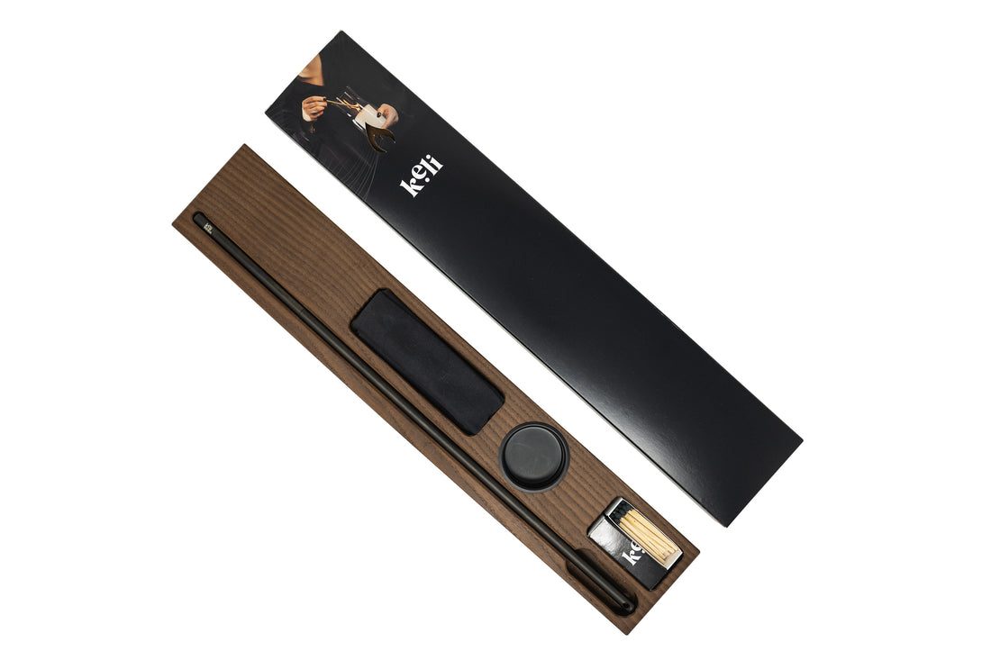 keli Holzetui Esche dunkel - Größe L